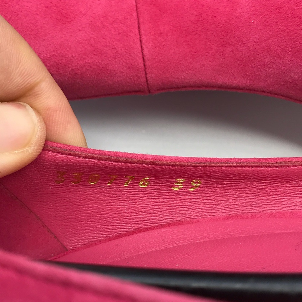 Gucci Hot Pink Suede Pumps - Picture 3 of 9